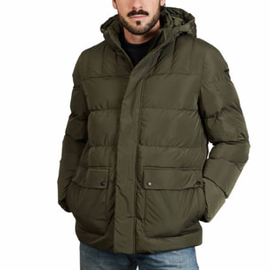 Abrigos Hombre de la marca GEOX  modelo MHILSTONE SHORT JKT Green