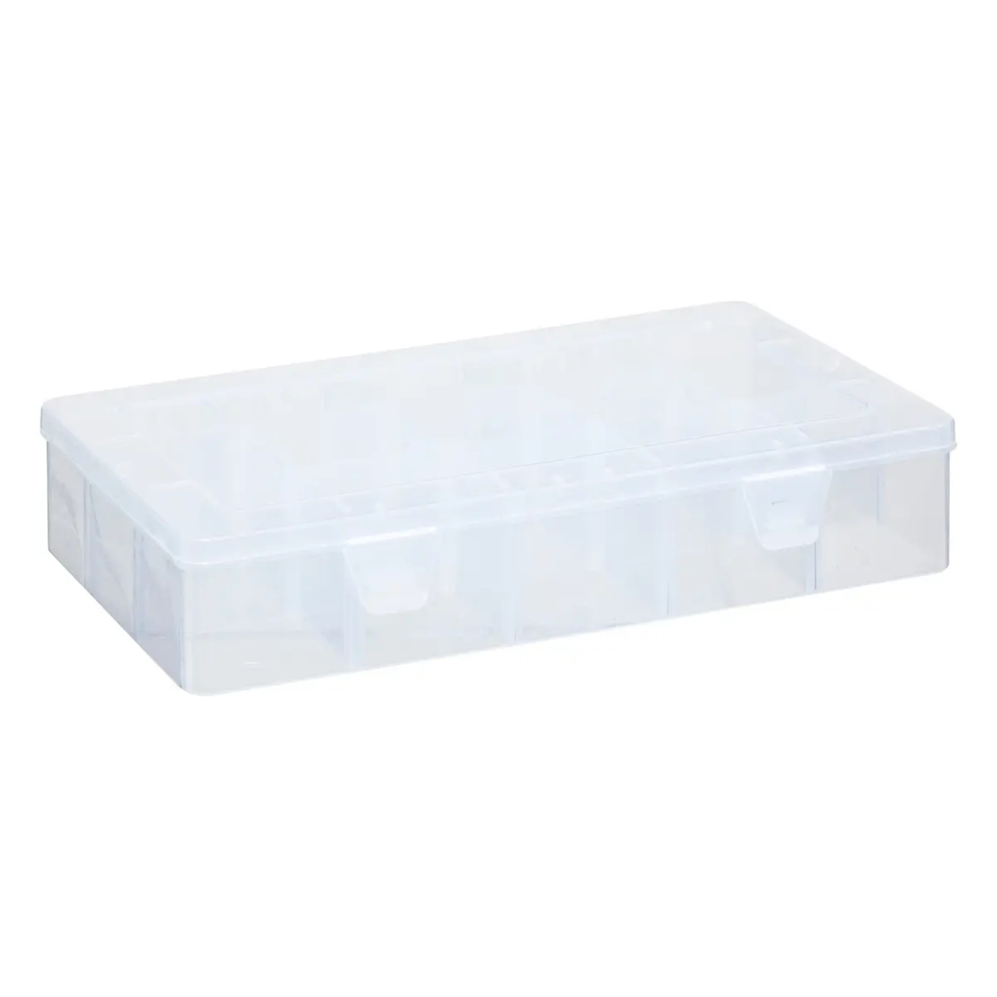 Boîte en plastique compartimentée grand format