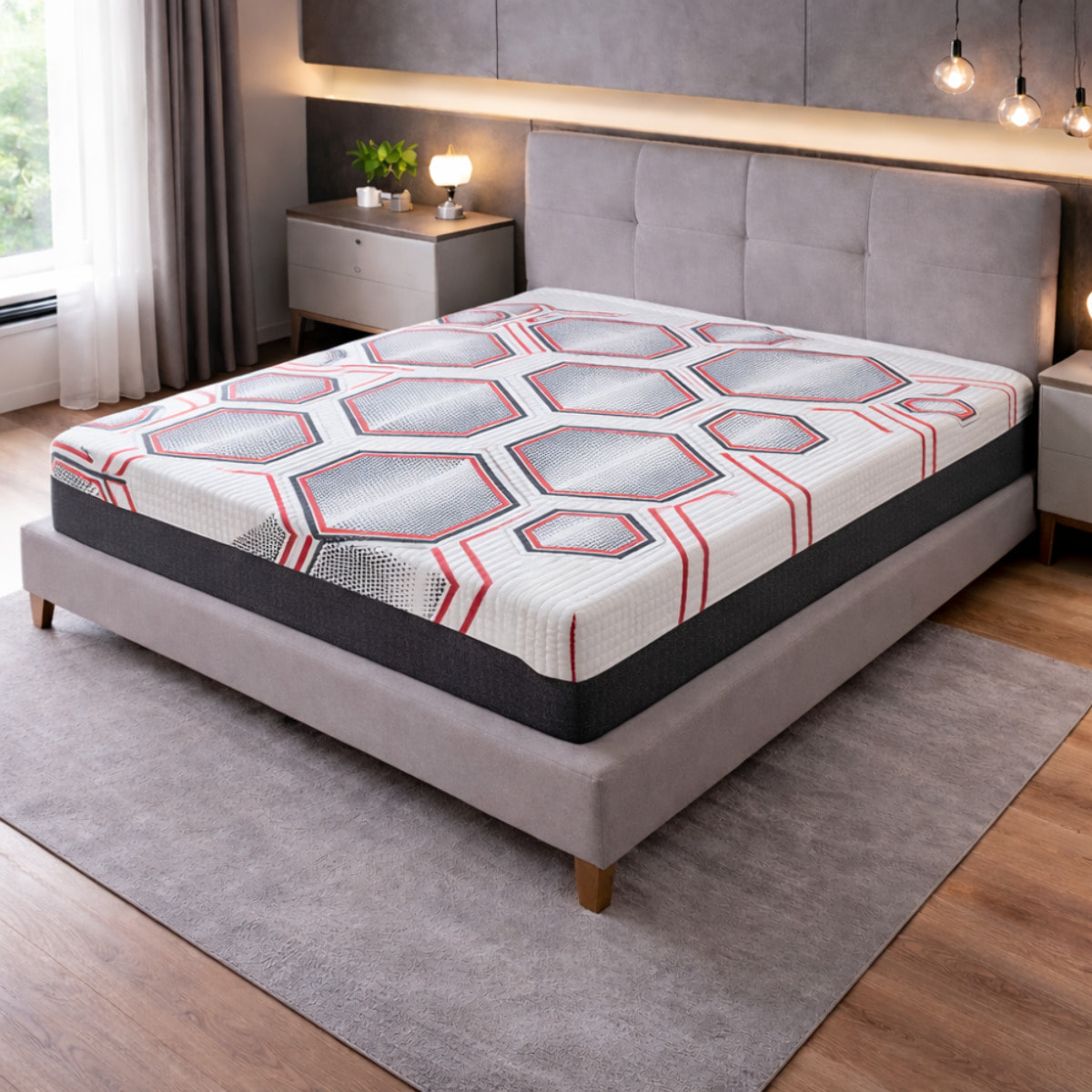 Materasso Venere Singolo Memory 3 Strati 7 Zone Differenziate H25 Sfoderabile 80x190 Tessuto Hi-Tech Resistex