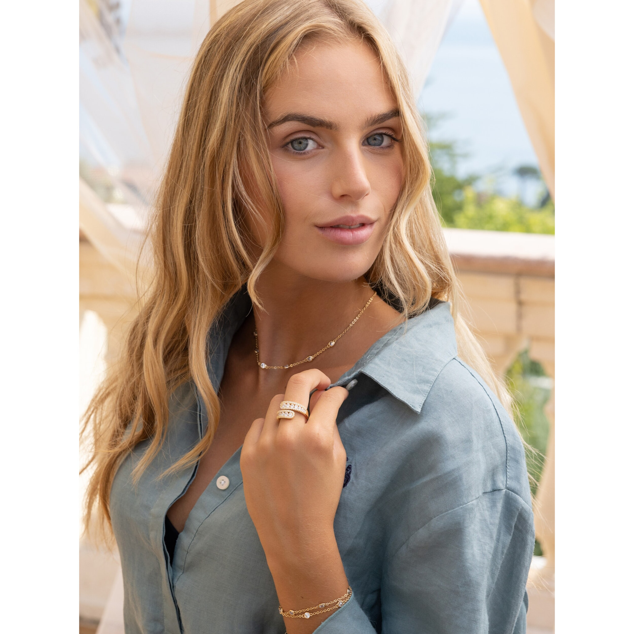 Collana U.S. Polo Assn. In metallo placcato oro