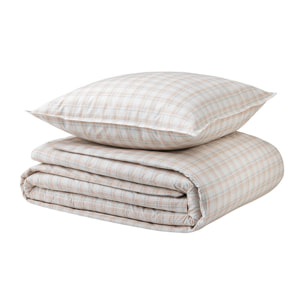 Parure de lit imprimée en percale de coton, taie rectangle, CADENCE