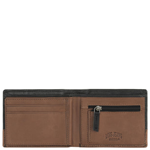 Cartera Hombre Piel Lois Durham Negro-Tan