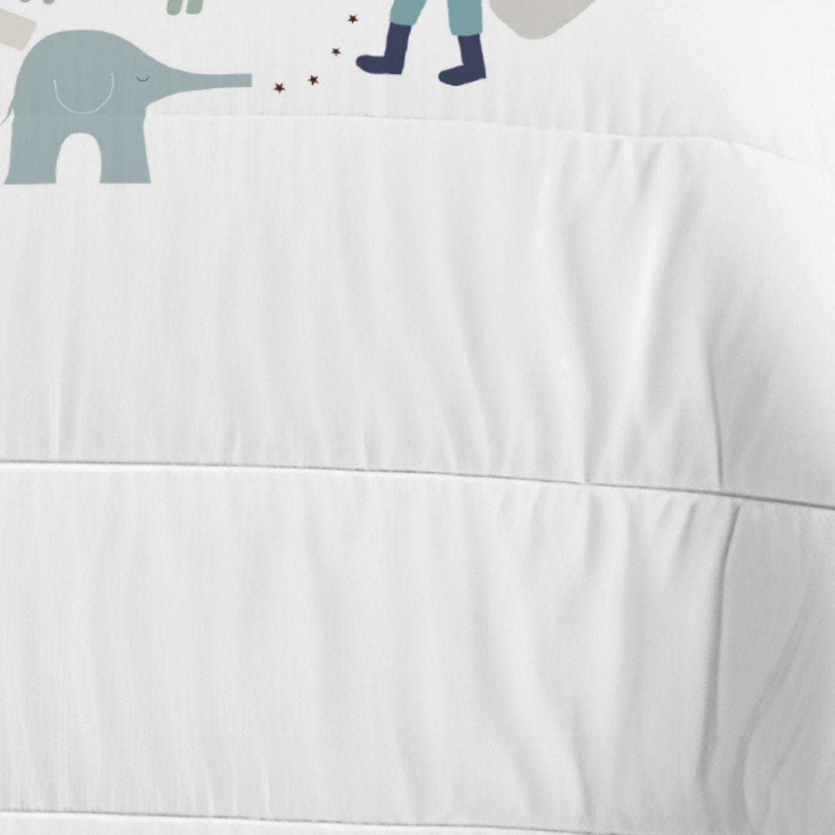 Edredón Nórdico Estampado - Infantil - 100% Algodón - 200 gr/m² con Tacto Pluma - Jungla Niño