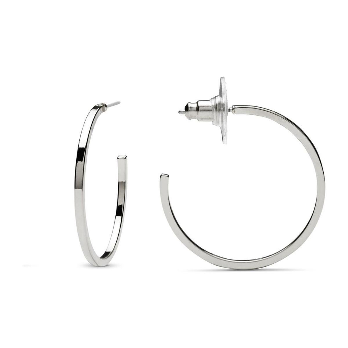 Pendientes Lux by Lux acabados en Rodio