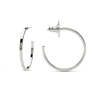 Pendientes Lux by Lux acabados en Rodio