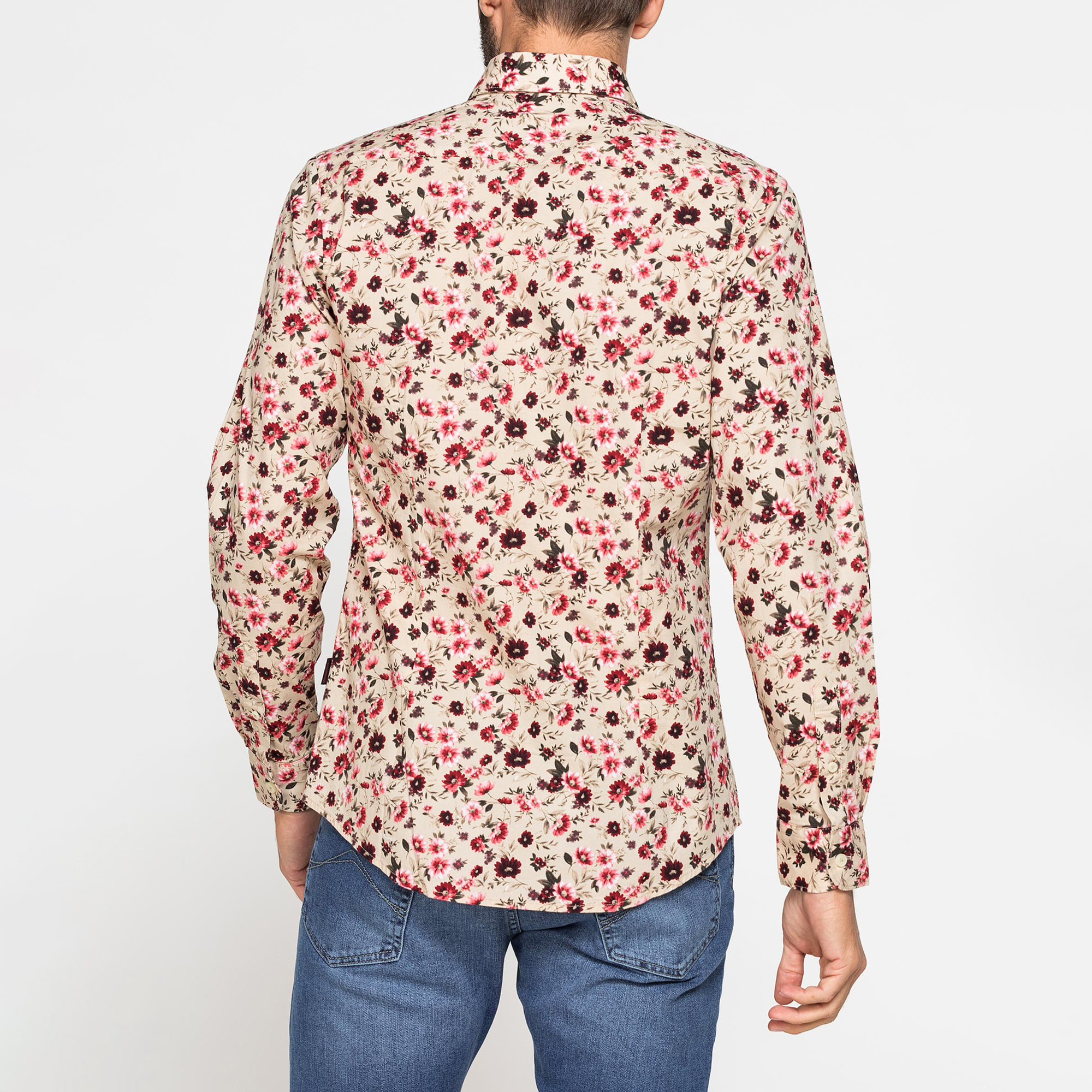 CAMICIA SLIM FIT IN POPELINE STRETCH