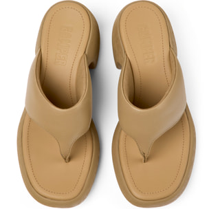 Sandalias - CAMPER Thelma - Marron - Cuero liso