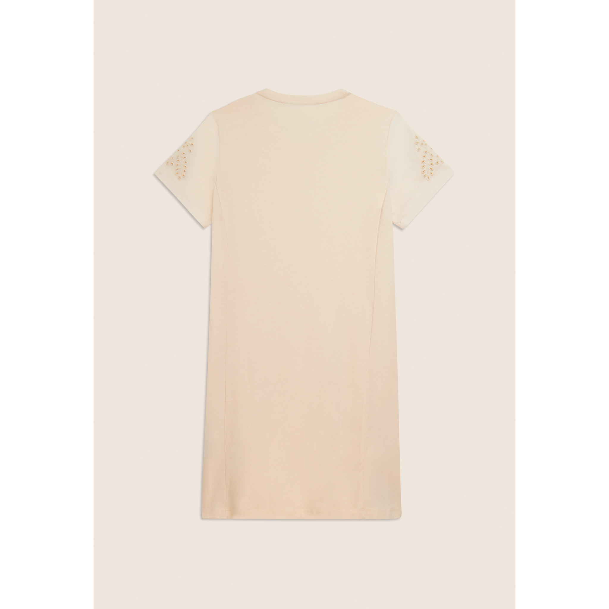 Abito con Ricamo Sangallo sulle Maniche