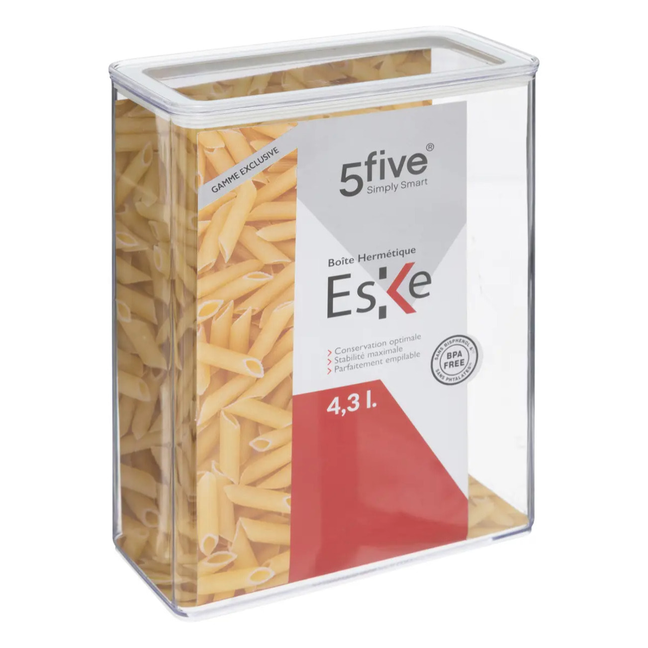 Boîte de conservation rectangulaire angle "Eske" 4,3L