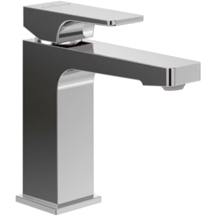 Mitigeur lavabo Architectura Square avec tirette Chrome