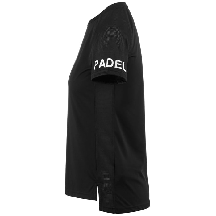 Maglie gioco Kappa Donna KOMBAT PADEL DEST Nero