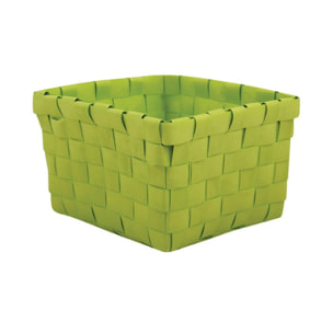 Panier de rangement 14x14x9cm Vert MSV