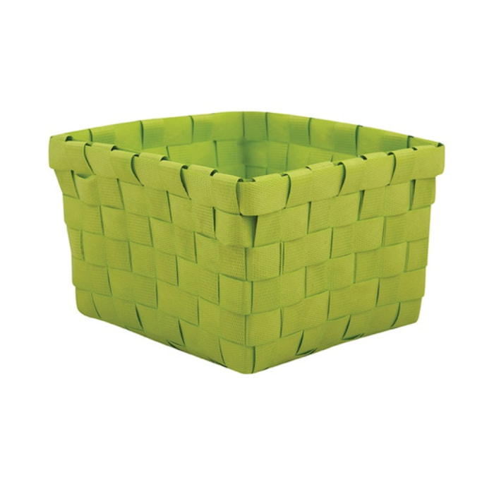 Panier de rangement 14x14x9cm Vert MSV