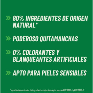 Botanical Origin Detergente para la ropa Ecológico Fragancia Flor de naranjo y hojas cítricas 40 lavados (2x20 dosis)