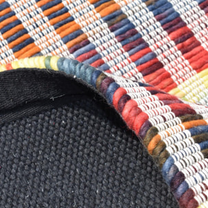 tapis tisse à la main au velours moelleux en forme de bouclettes