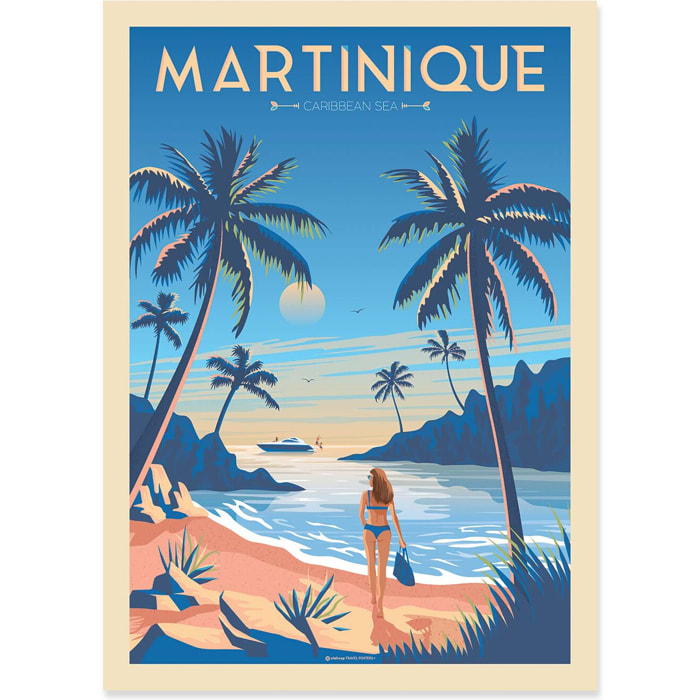 Affiche - Martinique - Olahoop Travel Posters