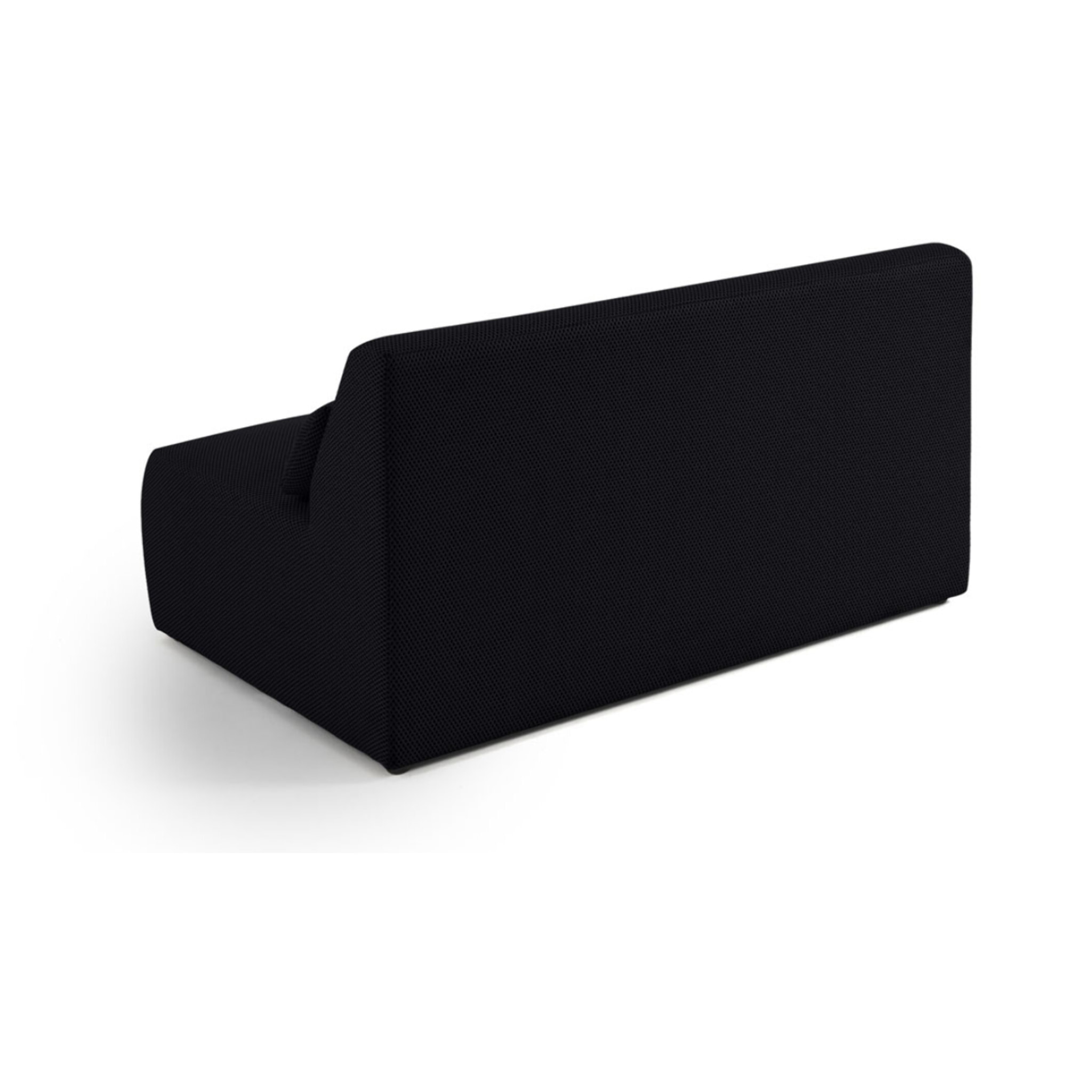 Onyx - canapé droit 2 places - en tissu mailles 3D - Noir