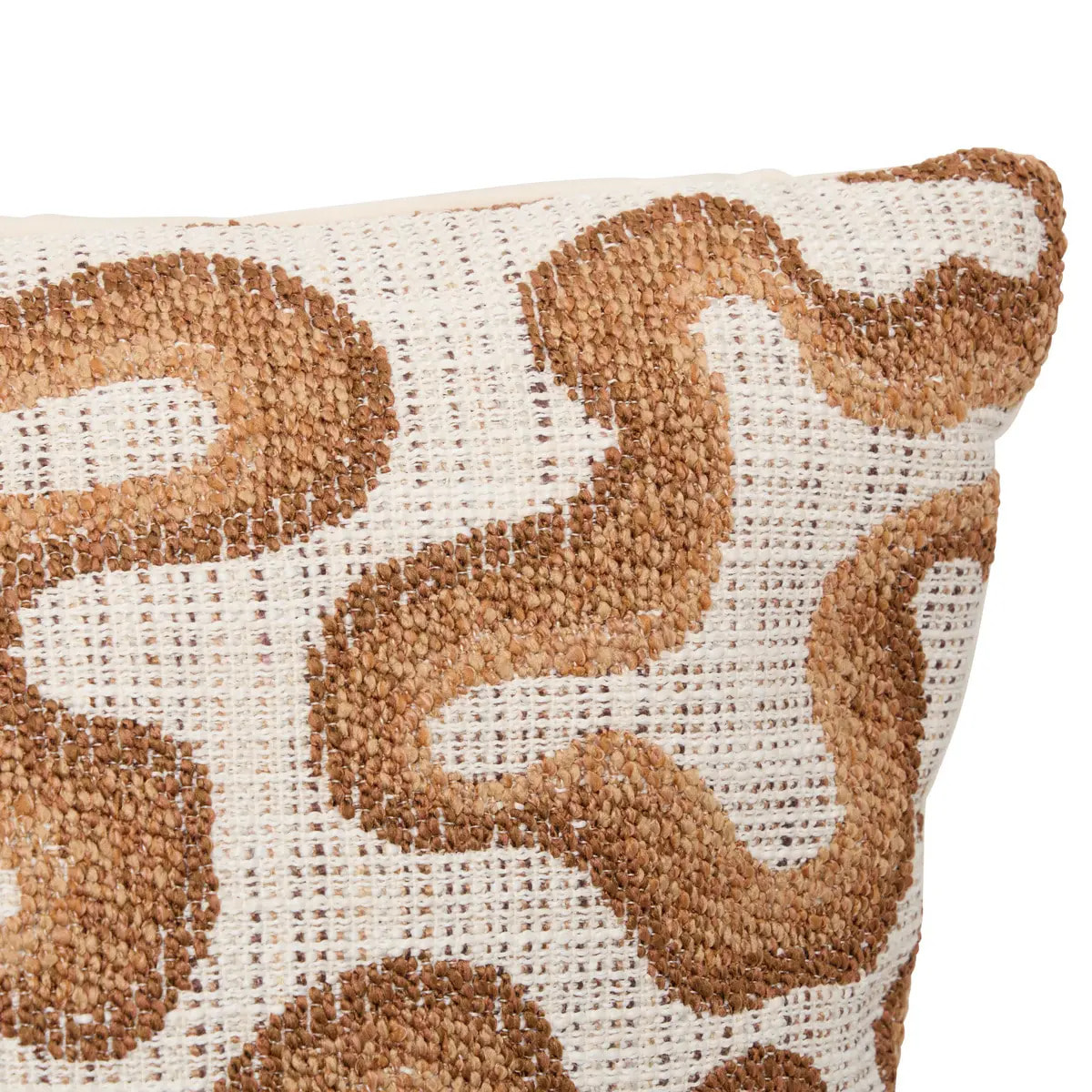 Coussin Betima rectangulaire 50x80cm marron
