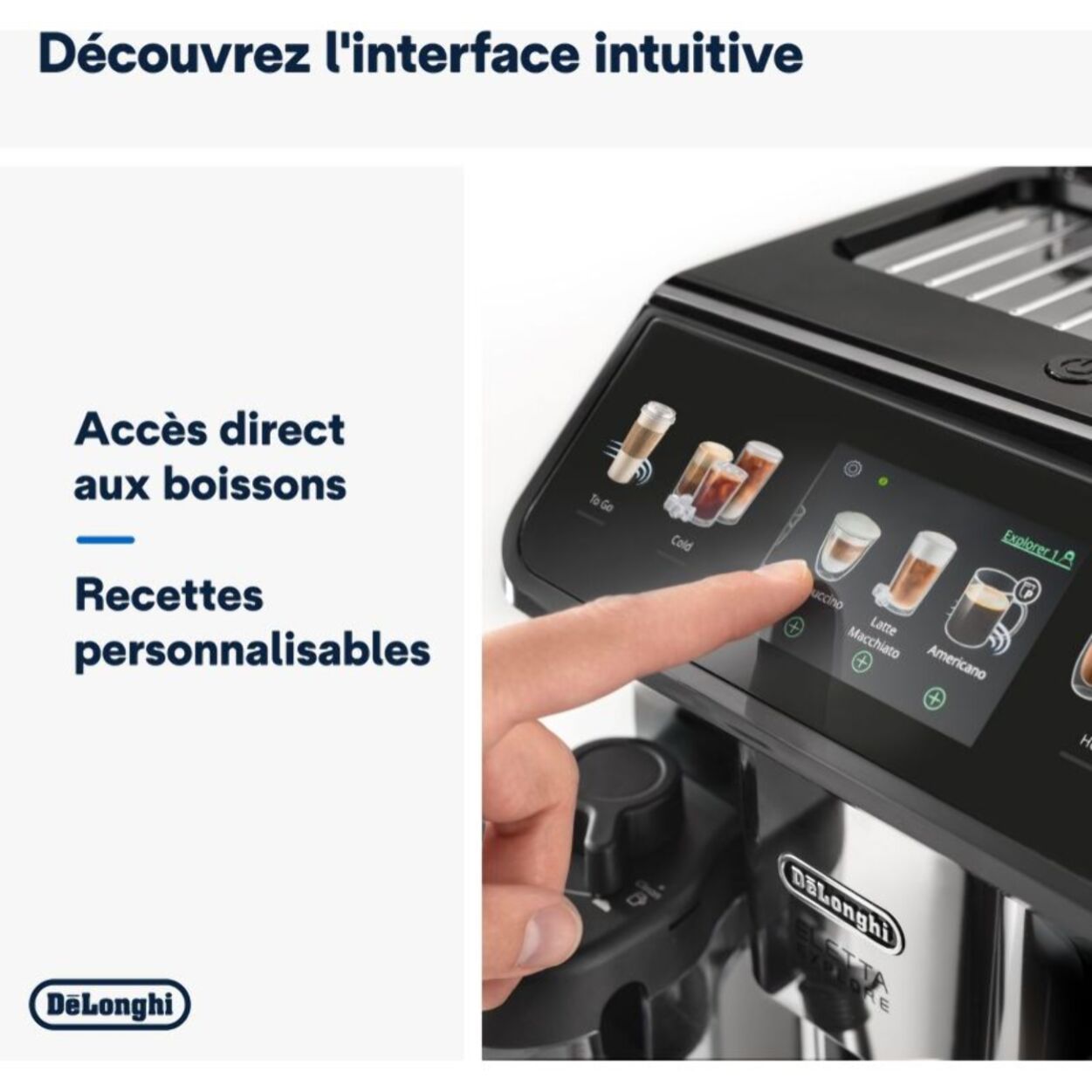 Expresso Broyeur DELONGHI Eletta Explore ECAM450.86.T Titanium