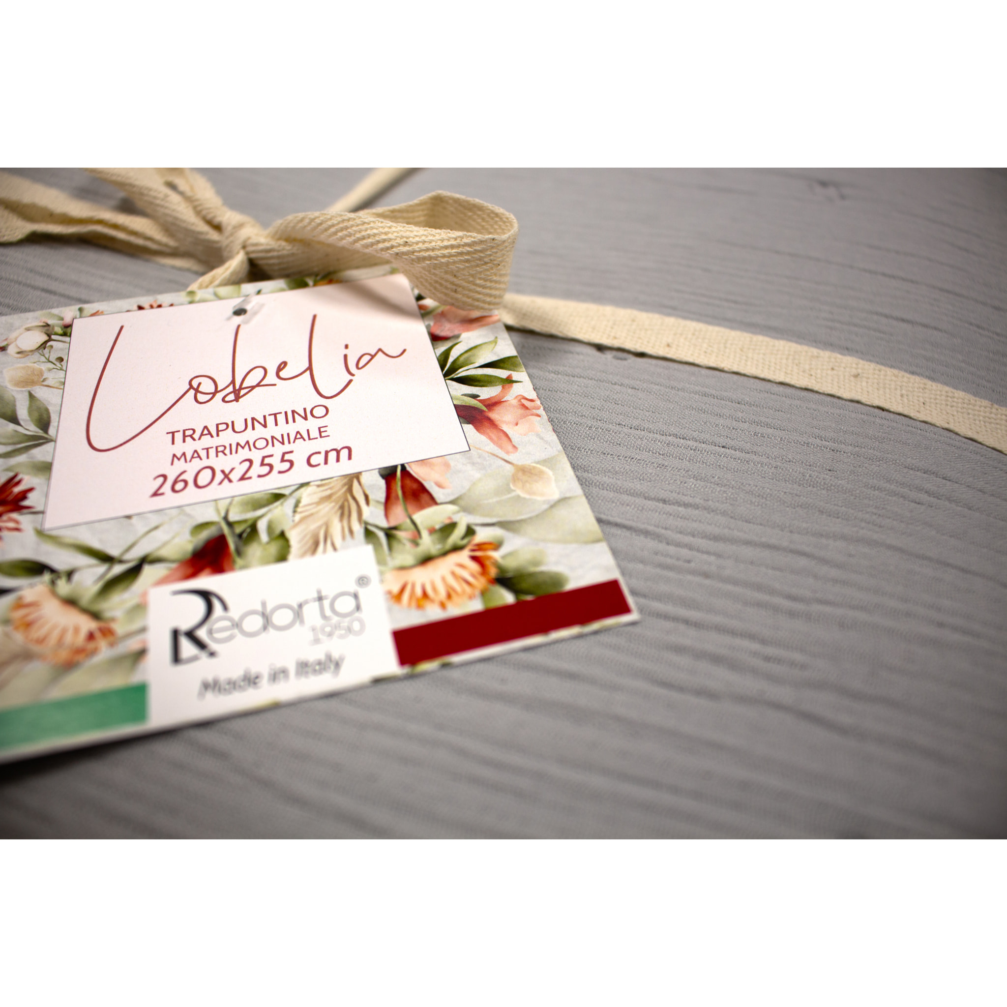 COPRILETTO LETTO MATRIMONIALE GRIGIO MEZZA STAGIONE TINTA UNITA EFFETTO STROPICCIATO