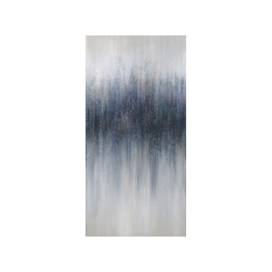Peinture sur toile 140 cm cadre décoratif mural bleu - BLUDESIGN