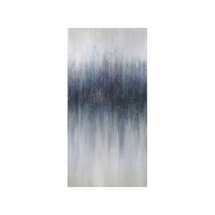 Peinture sur toile 140 cm cadre décoratif mural bleu - BLUDESIGN
