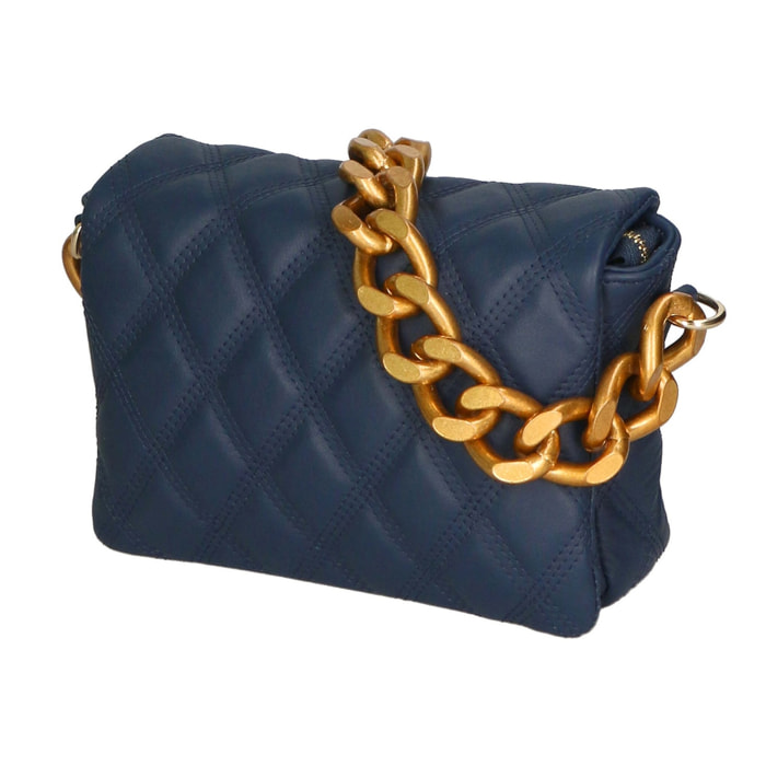 Borsa a mano da donna - Modello Adriana - Vera pelle - 20.0 x 14.0 x 6.5 cm