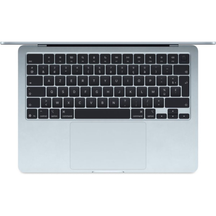Ordinateur Apple MACBOOK Air 13,6" Puce M4 CPU 10 / GPU 8 coeurs Mémoire RAM 16Go Stockage 256Go SSD Retina Bleu