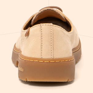 Zapatos N5259 NOBUCK CREAM / NOMADA color Cream