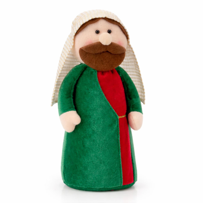 Figura decorativa belén navidad de diseño minimalista, ideal como adorno navideño