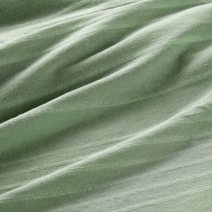 Jeté de lit Anjali 230x250 vert céladon en coton