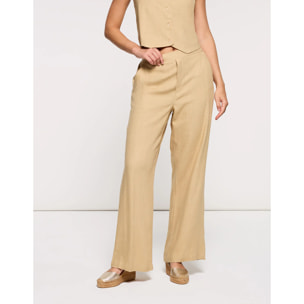 Pantalón Largo Beige - Mota