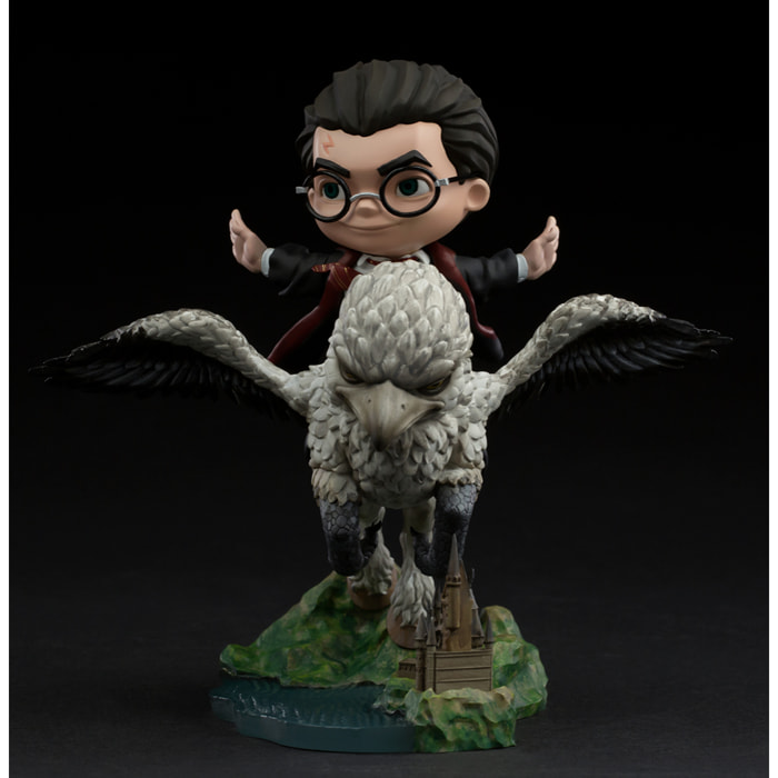 Harry Potter Statua MiniCo Harry Potter e Fierobecco 16cm Iron Studios