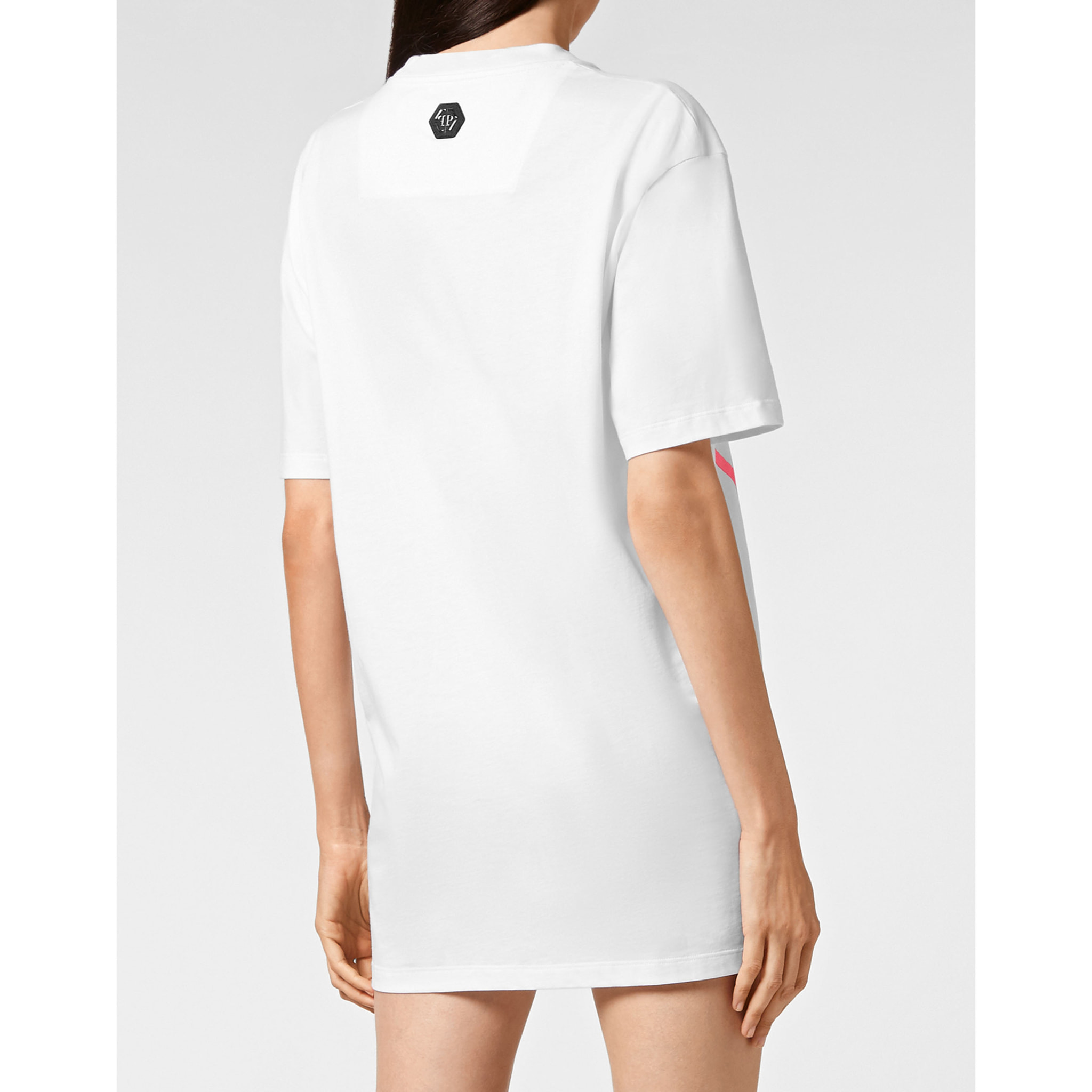 PHILIPP PLEIN T-Shirt Round Neck SKULL AND PLEIN