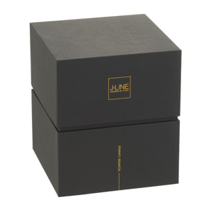 J-Line bougie parfumée Noa - Sandalwood - verre - vert - large - 95H