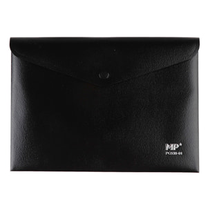 PACK 12 UNIDADES CARPETA SOBRE CIERRE BOTÓN A5 NEGRO