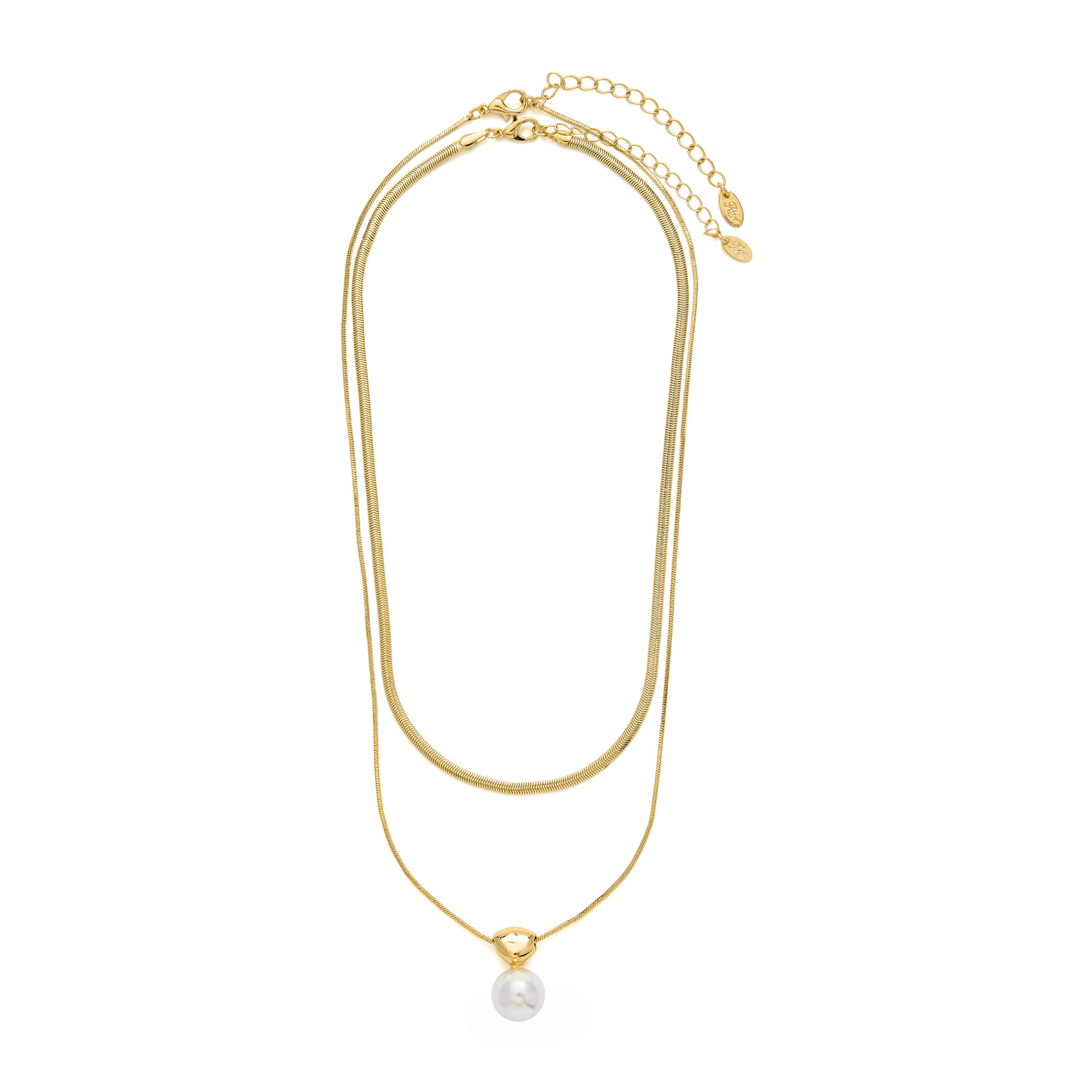 Collar Cerya acabado oro amarillo 18k