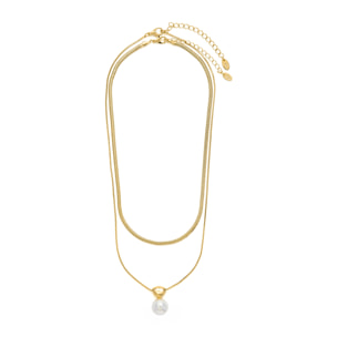 Collar Cerya acabado oro amarillo 18k