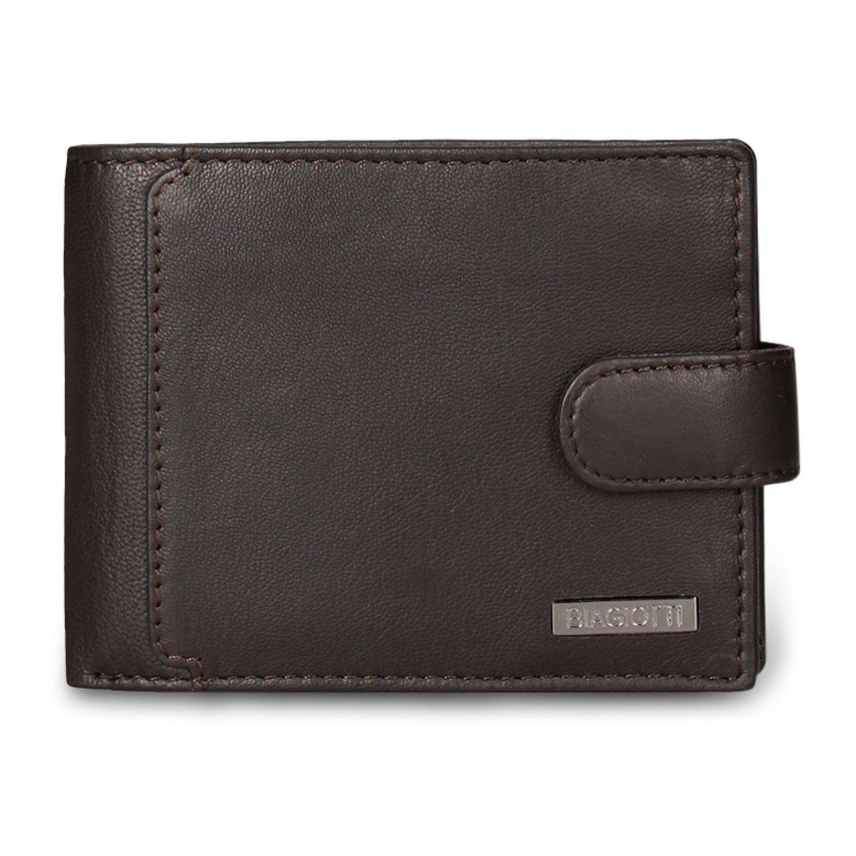 Portafoglio uomo in vera pelle - Modello Erebus Pro - Casual - 12.5 x 10.0 x 2.5 cm