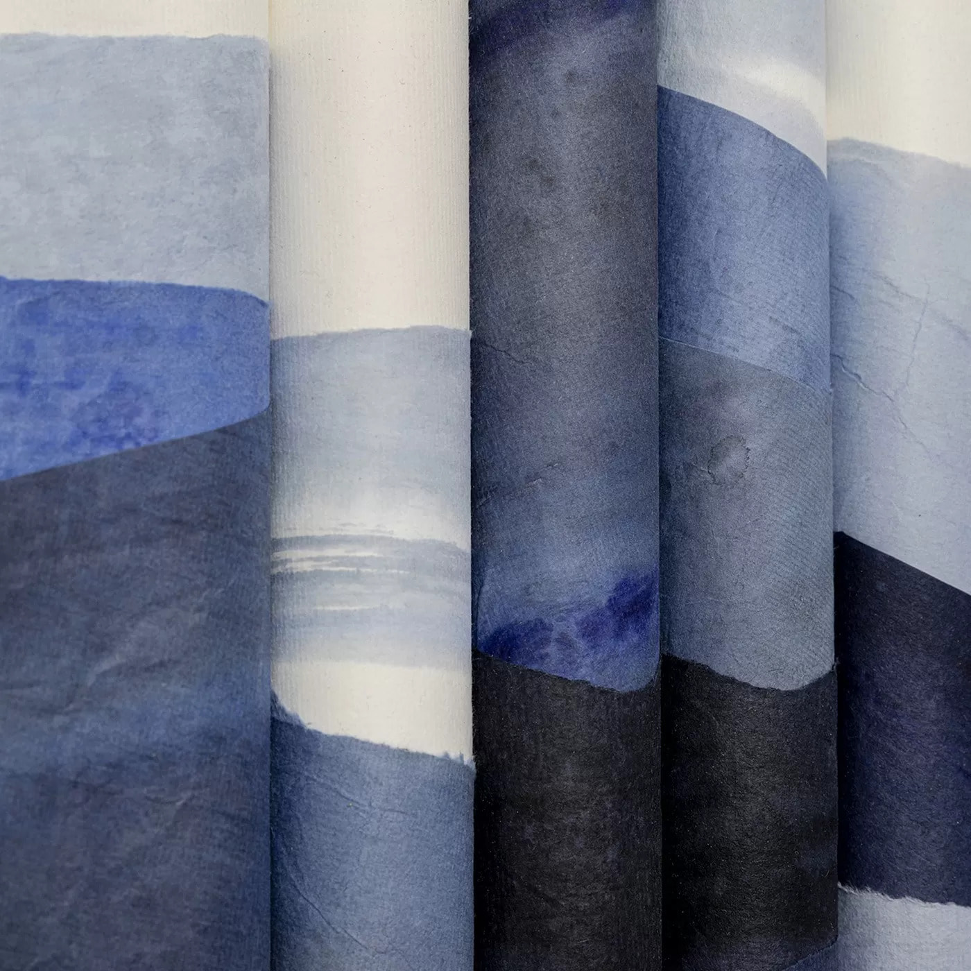 Tableau 3D Shadow Skyline bleu 160x60cm Kare Design