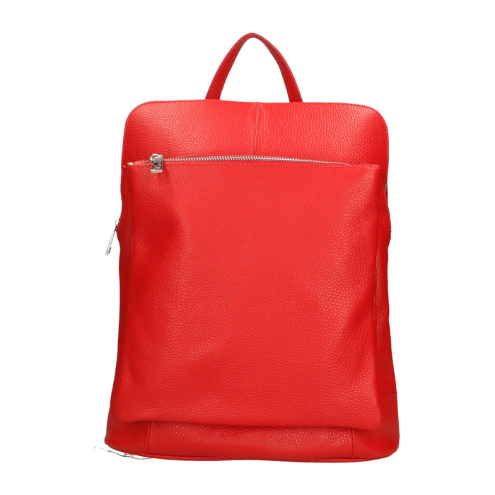 Chicca Borse Borsa Zaino Rosso