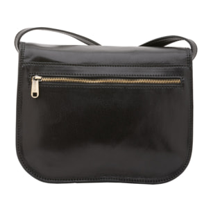 Borsa a tracolla  da donna In Vera pelle Made in Italy 27x20x12 cm