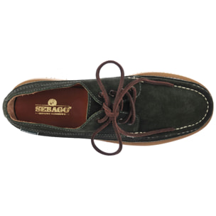 Mocassini Sebago Uomo Verde MAKWA SUEDE