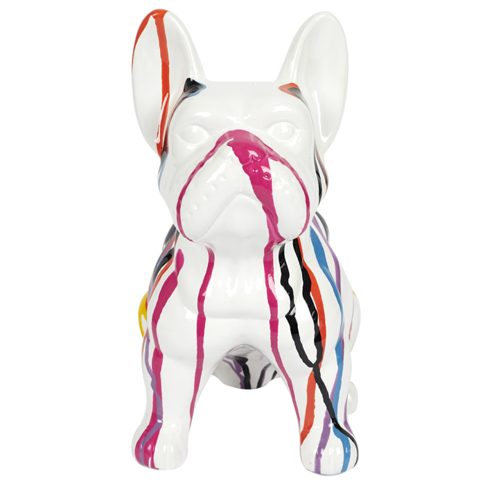 Bulldog Ceramique Coulures 30cm