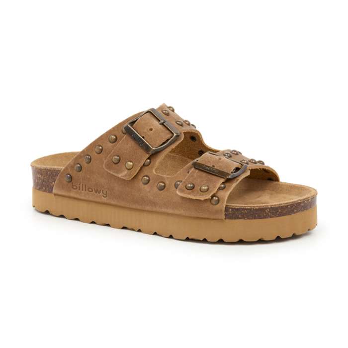 SANDALIA PLATAFORMA BILLOWY MARRON
