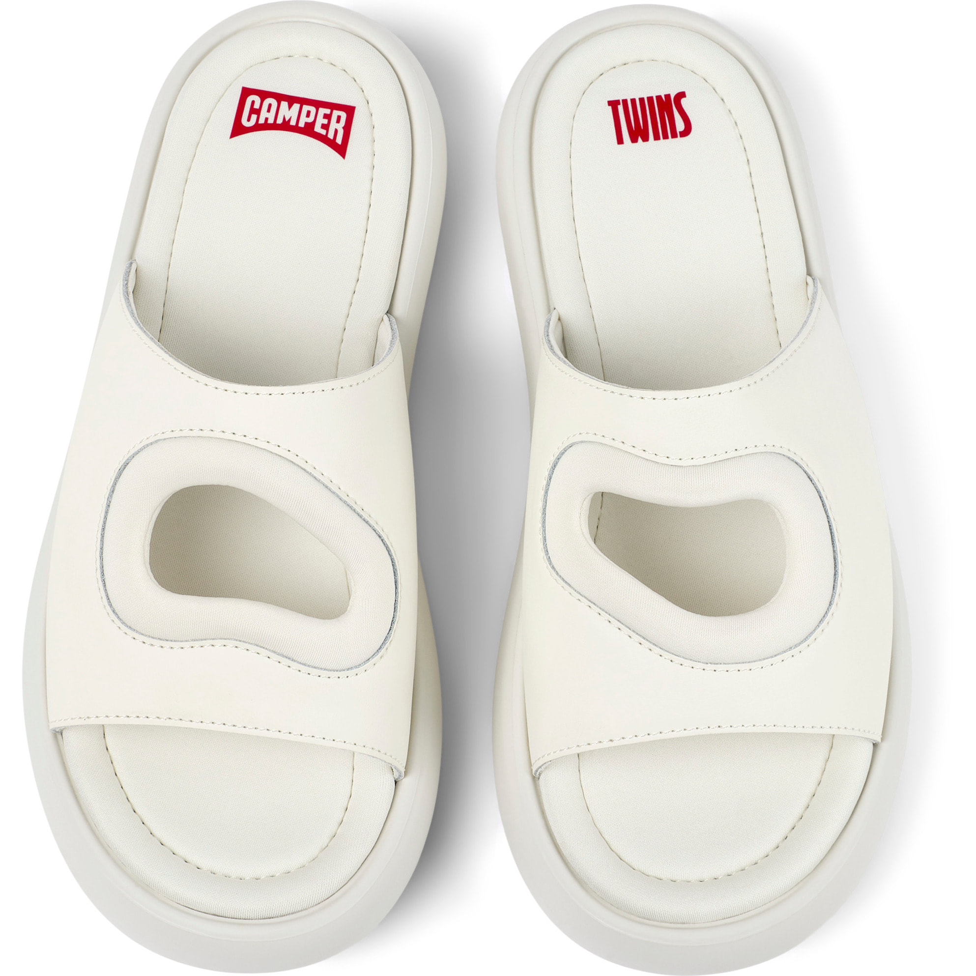 Sandali - CAMPER Pelotas Flota - Bianco - Pelle liscia