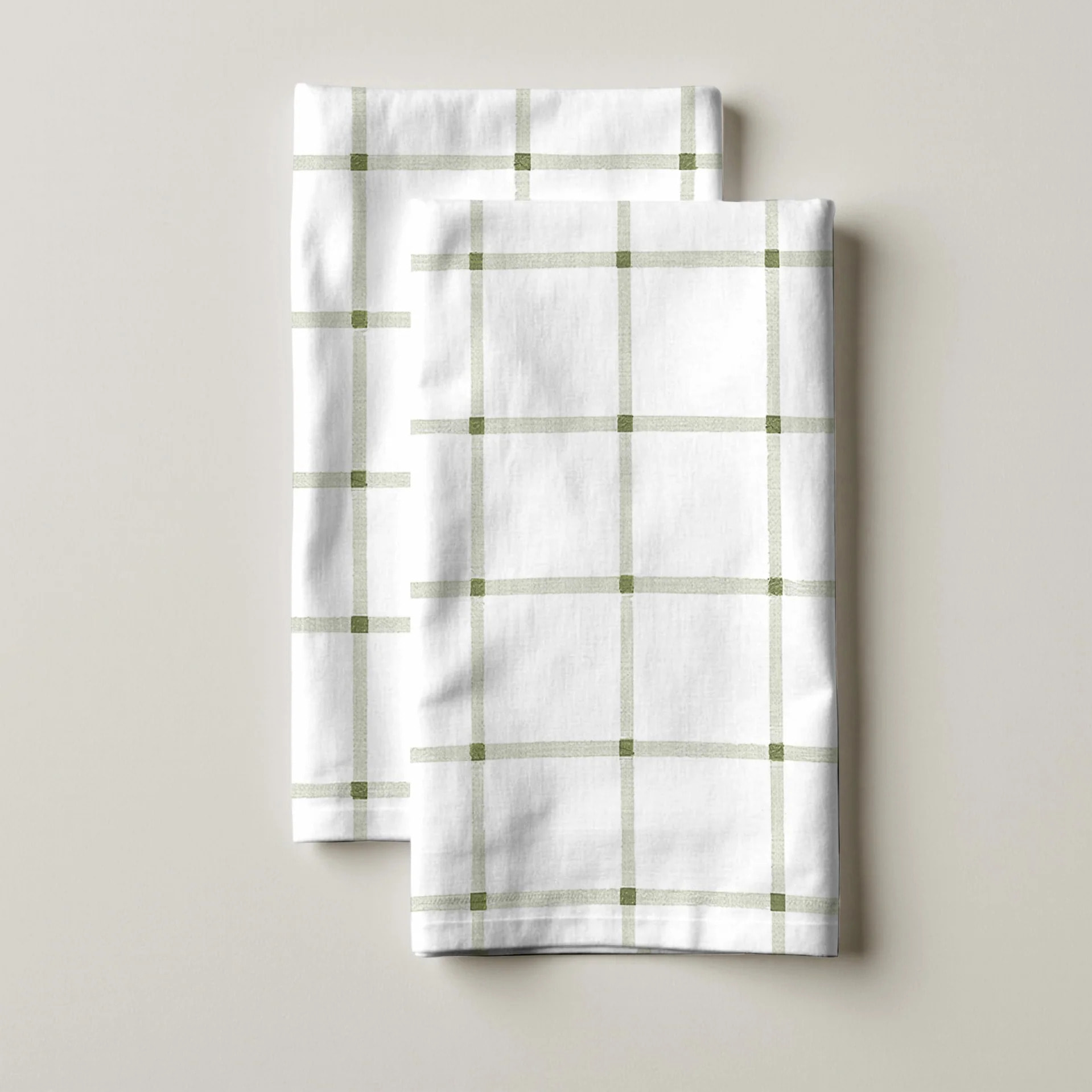 Lot de 2 torchons de cuisine 100% coton Concu