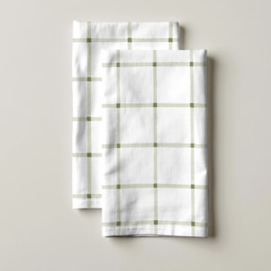 Lot de 2 torchons de cuisine 100% coton Concu