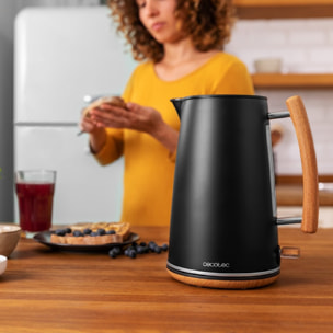 Cecotec Bouilloire ThermoSense 400 Black Woody