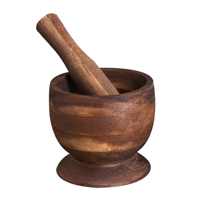 MORTIER ET PILON ACACIA D12CM